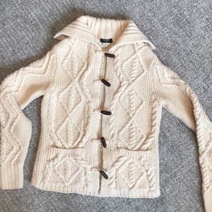 Beautiful J.Crew hand knit sweater